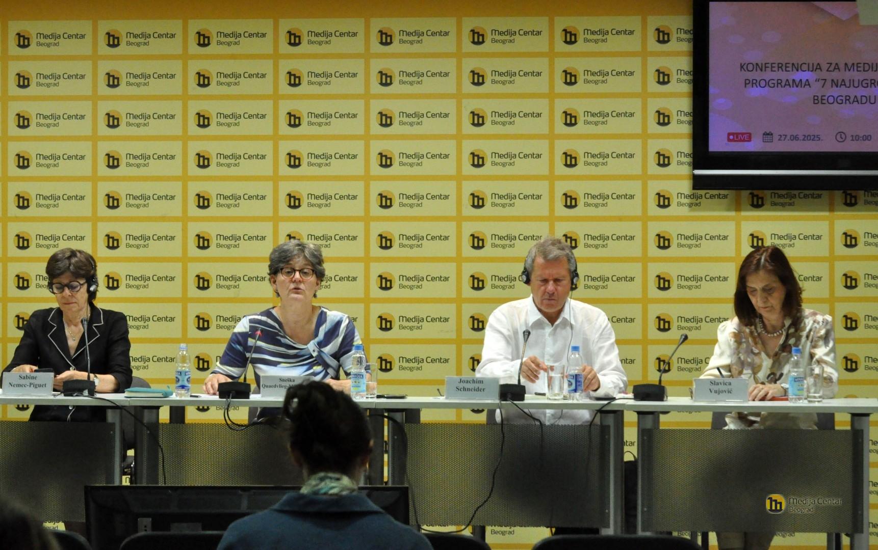 Konferencija za medije povodom programa “7 najugroženijih” u Beogradu